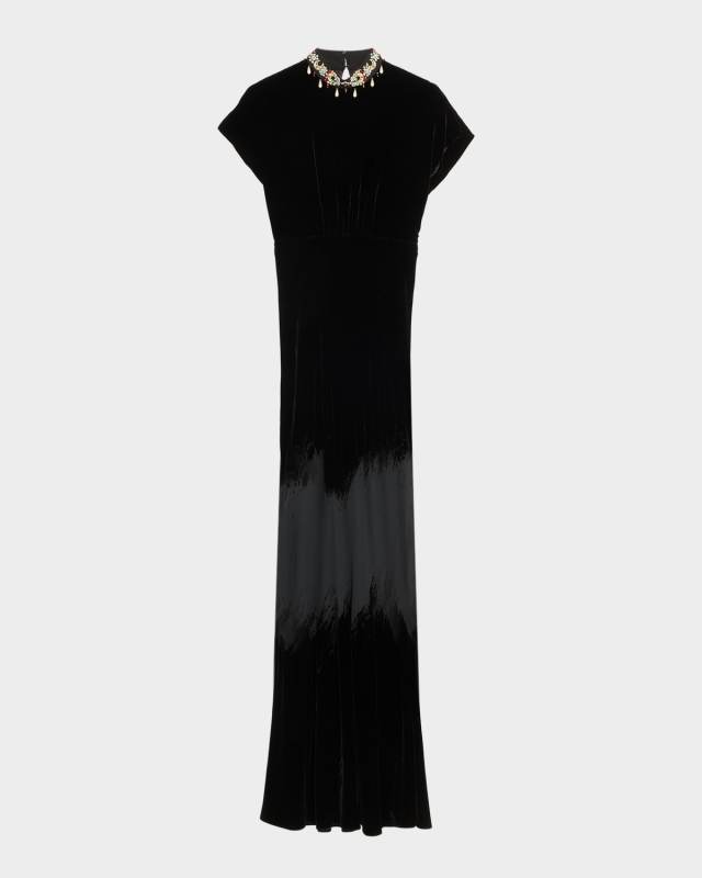Fabienne Silk Long Dress